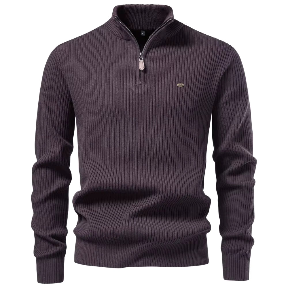 The Chelsea Zip-Front Sweater